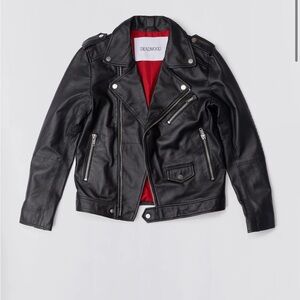 DEADWOOD River leather jacket size 36 NWT